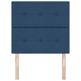 Headboard Height Adjustable with Headboard Blue 90 cm Fabric 3337801