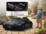 Licensed Mercedes AMG Kids Electric Car, 12V Ride On Car with Dual Motors, Remote Control for 3-6 T3398P422447