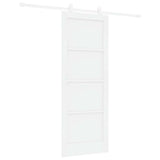 Sliding Door ORKDAL White 78 x 202 cm Solid Pine Wood 3333415