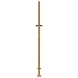 Garden Gate 100x200 cm Corten Steel Bamboo Design 153243
