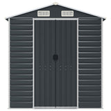 Garden Shed Anthracite 191x980x198 cm Galvanised Steel 3188263