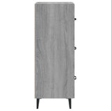 Sideboard Grey Sonoma 34.5x34x90 cm Engineered Wood 817412