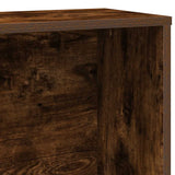 Bookcase Smoked Oak 60x24x120 cm Engineered Wood 860422