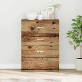 Sideboard with Drawer Old Wood 60 x 39 x 80 cm Engineered Wood 871434