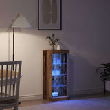 LED Sideboard Old Wood 41 x 37 x 100 cm Engineered Wood 863054