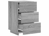 Sideboard Grey Sonoma 33.5 x 34.5 x 75 cm Engineered Wood 8011519
