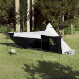 Family Tent Tipi 8-Person White Blackout Fabric Waterproof 4009448