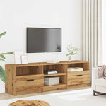 ZNTS TV Cabinet Artisan Oak 150x33.5x45 cm Engineered Wood 856853