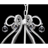 Chandelier with 2300 Crystals White 60338