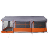 Family Tent Grey and Orange 620 x 322 x 240 cm Polyester 4100699
