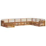 Outdoor Sofa Set 8 pcs Natural 3373944