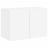 5 Piece TV Wall Units White Engineered Wood 3216464