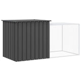 Rabbit Cage Anthracite 200x91x100 cm Galvanised Steel 3155527