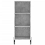 Highboard Concrete Grey 34,5x34x180 cm Engineered Wood 3200333