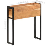 Planter 60x20x68 cm Solid Acacia Wood 321942