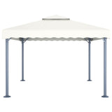 Gazebo 400x300 cm Cream Aluminium 48062