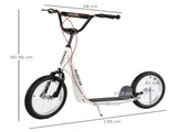 Kick Scooters for Kids with Adjustable Height, Anti-Slip Deck, Dual Brakes, Rubber Tyres, for Boys T3398P348464