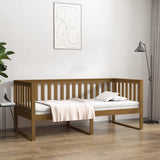 Day Bed without Mattress Honey Brown 100x200 cm Solid Wood Pine 820889