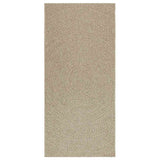 Rug ZIZUR Beige 100x200 cm Jute Look Indoor and Outdoor 4010405