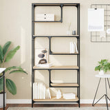 Bookcase Sonoma Oak 81x36x176 cm Engineered Wood 836224