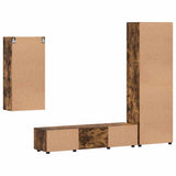 TV Cabinet Set FLORIN 3 pcs Smoked Oak Engineered Wood 3397949