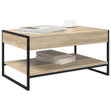 Coffee Table Sonoma 80 x 50 x 40 cm Engineered Wood 886439