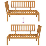 Garden Pallet Corner Sofa Solid Wood Acacia 365844