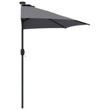 Garden Parasol Anthracite 294 x 150 x 224 cm 42003269