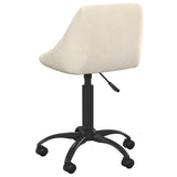 Dining Chair Cream Velvet 335359