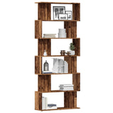 Book Cabinet Old Wood 80x24x192 cm Engineered Wood 855782