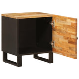 Bedside Cabinet 2 pcs Brown 40 x 33 x 46 cm Solid Mango Wood 4018293