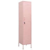 Locker Cabinet Pink 35x46x180 cm Steel 336256