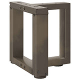 Coffee Table Legs T-Shaped 2 pcs Black 30x25x cm Steel 4013003