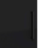 Bathroom Cabinet Black 30 x 35 x 80 cm Engineered wood & Metal 883325