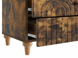 Bedside Cabinet Smoked Oak 62 x 34.5 x 48 cm Engineered Wood 894090