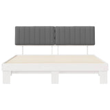 Bed Frame with Upholstered Headboard Light Grey 180 x 200 cm 3398103