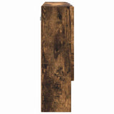 Mirror Cabinet Smoked Oak 80 x 17 x 55 cm Engineered Wood 883359