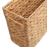Magazine Baskets 2 pcs Water hyacinth 39 x 14 x 25 cm Natural 42020147