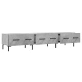 TV Cabinet Concrete Grey 150x36x30 cm Engineered Wood 829160