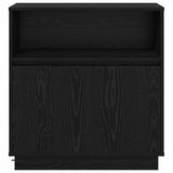 LED Sideboard Black Oak 71 x 34.5 x 75 cm Engineered Wood 869651