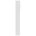 ZNTS Washing Machine Cabinet White 64x25.5x190 cm Engineered Wood 800027