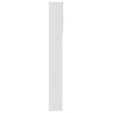 ZNTS Washing Machine Cabinet White 64x25.5x190 cm Engineered Wood 800027