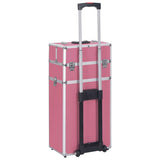 Make-up Trolley Aluminium Pink 91823