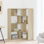 Corner Bookcase 4-Tier Sonoma Oak 85x85x140 cm Engineered Wood 3307812