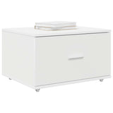 Drawer Cabinet with Wheel White 55 x 45 x 31 cm 869306