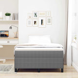 Bed Frame Light grey 120 x 190 cm Corduroy fabric 42006957