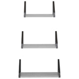 Wall Shelves 6 pcs Grey Sonoma 40 x 16 x 15.5 cm 8014644