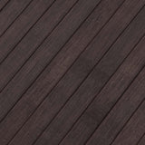 Rug Rectangular Dark Brown80x1000 cm Bamboo 376935