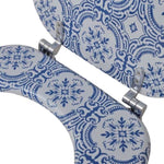 ZNTS Toilet Seats with Lids 2 pcs MDF Porcelain 275917