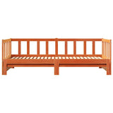 Day bed with Trundle Wax Brown 203.5 x 184 x 66 cm 867841